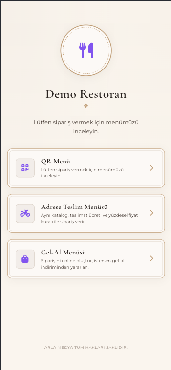 QR Menü ekran görüntüsü 8